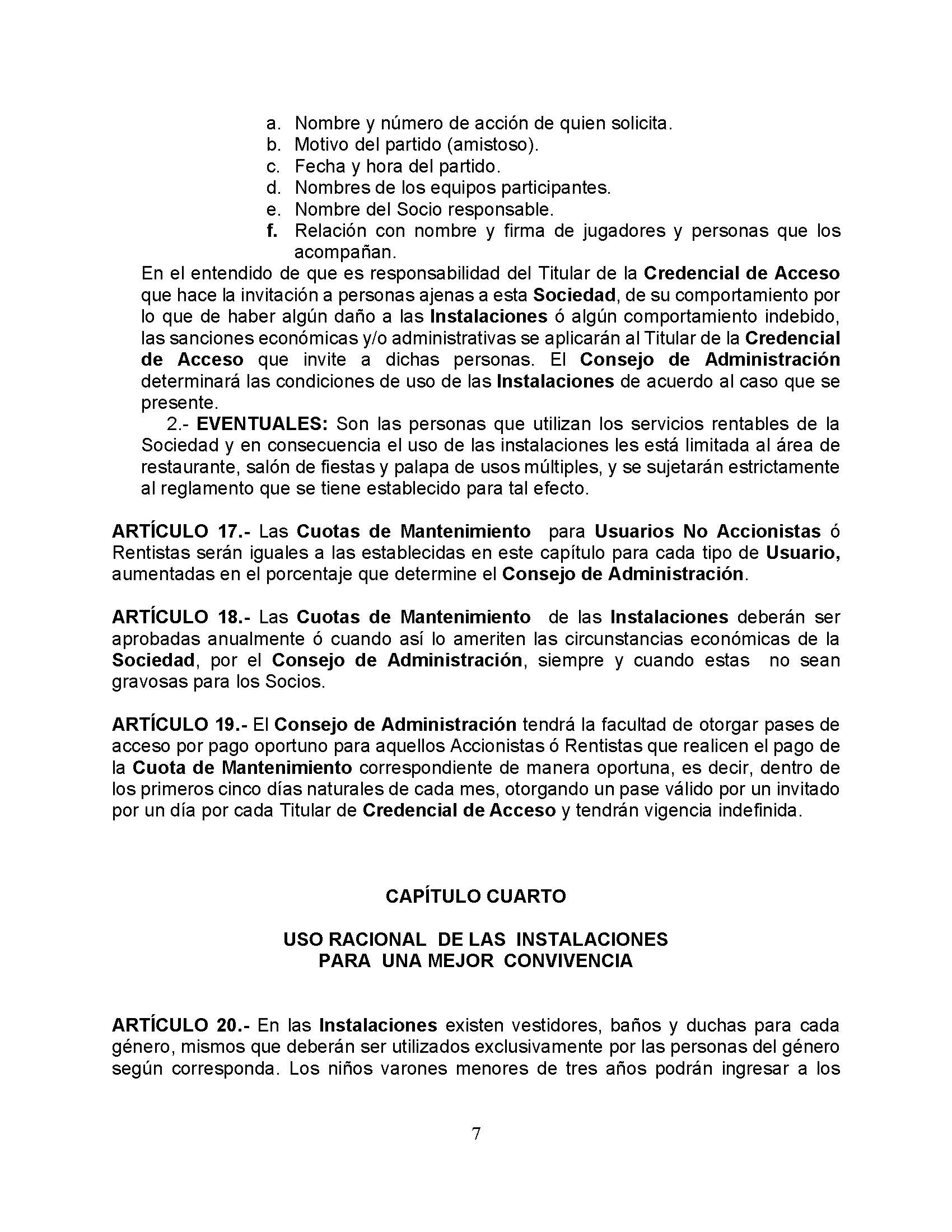Reglam de funcionamiento publicado 01 feb 2023 Pgina 07
