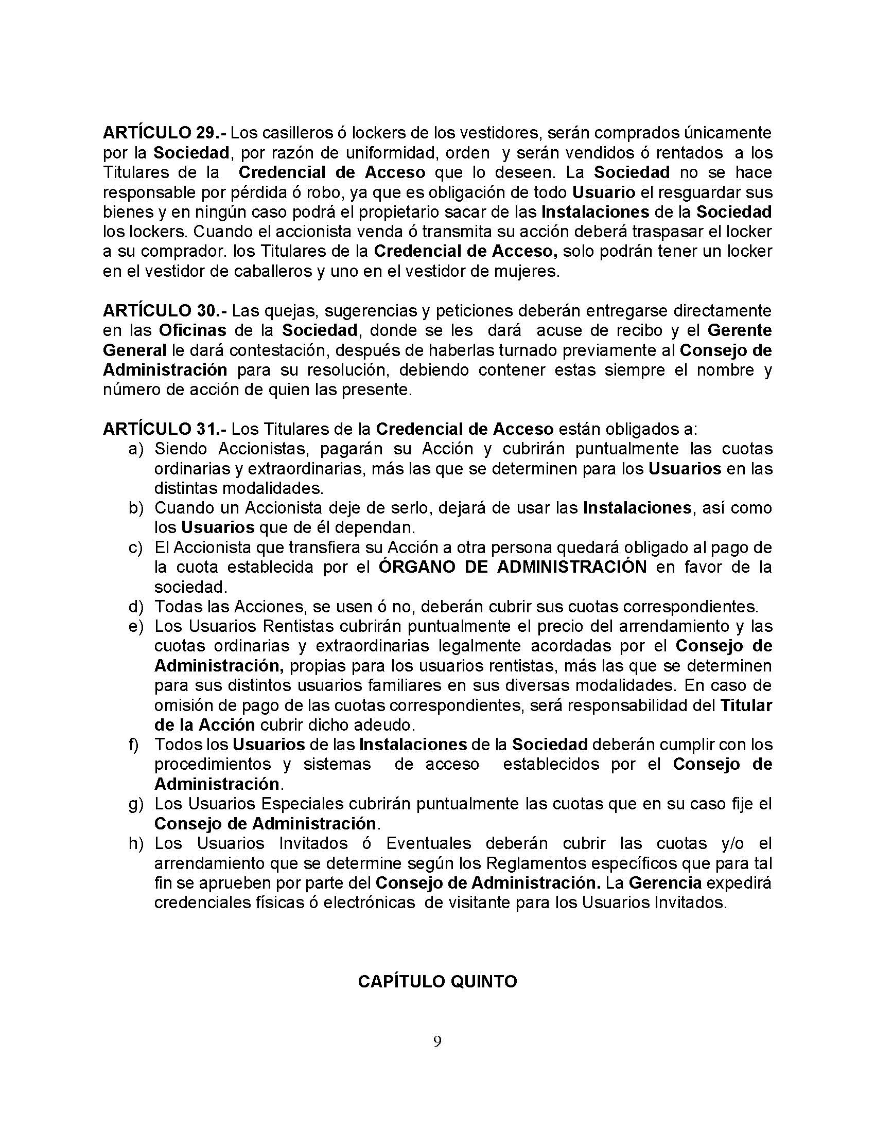 Reglam de funcionamiento publicado 01 feb 2023 Pgina 09